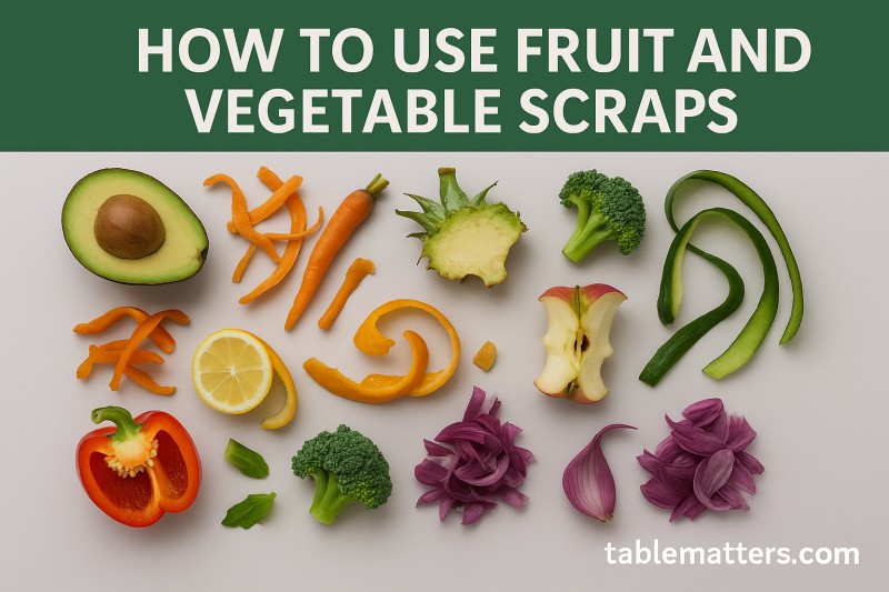 How to use Fruit and Vegetable Scraps