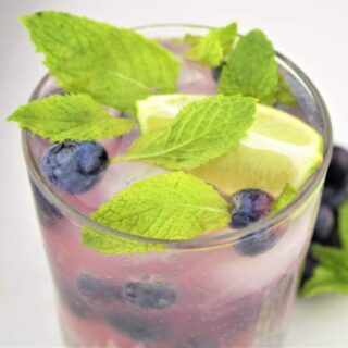 blueberry mint mojito